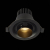 ST701.438.07 Св-к встр. Zoom Черный LED 1*7W 3000K 560Lm Ra 15°-60° IP20 D90xH65 170-240V Встраиваемые светильники, изображение 5