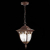 SL083.703.01 Светильник уличный подвесной ST-Luce Кофейный/Кофейный, Прозрачный E27 1*60W CHIANI, изображение 4