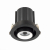 ST702.438.12 Св-к встр. Черный LED 1*12W 3000K 900Lm Ra80 24° IP20 D90xH92 180-240V Встраиваемые светильники, изображение 3
