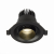 ST701.448.07 Св-к встр. Zoom Черный LED 1*7W 4000K 560Lm Ra 15°-60° IP20 D90xH65 170-240V Встраиваемые светильники, изображение 2