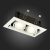 ST250.558.02 Св-к встр. Черный, Белый GU10 2*50W  IP20 L245xW126xH70 220V Без ламп Встраиваемые светильники, изображение 9