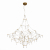 SL797.213.114 Люстра подвесная ST-Luce Золотистый, Прозрачный LED 114*0,45W 3000K GRAVETTA