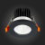 ST704.448.10 Св-к встр. Черный LED 1*10W 4000K 900Lm Ra&gt;90 38° IP20 D80xH60 170-240V Встраиваемые светильники, изображение 5
