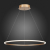 ST604.243.34 Светильник подвесной ST-Luce Золотистый/Белый LED 1*34W 4000K Подвесные светильники, изображение 4