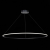 ST604.443.46 Светильник подвесной ST-Luce Черный/Белый LED 1*46W 4000K Подвесные светильники, изображение 3