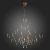 SL797.213.114 Люстра подвесная ST-Luce Золотистый, Прозрачный LED 114*0,45W 3000K GRAVETTA, изображение 5