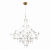 SL797.203.114 Люстра подвесная ST-Luce Золотистый, Прозрачный LED 114*0,45W 3000K GRAVETTA, изображение 2