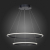 ST604.443.56 Светильник подвесной ST-Luce Черный/Белый LED 1*56W 4000K Подвесные светильники, изображение 4