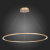 ST605.243.46 Светильник подвесной ST-Luce Золотистый/Белый LED 1*46W 4000K Подвесные светильники, изображение 4