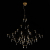 SL797.213.114 Люстра подвесная ST-Luce Золотистый, Прозрачный LED 114*0,45W 3000K GRAVETTA, изображение 3