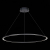 ST605.443.46 Светильник подвесной ST-Luce Черный/Белый LED 1*46W 4000K Подвесные светильники, изображение 3