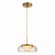 SL6002.203.01 Подвес ST-Luce Золотистый/Янтарный LED 1*7W 4000K LAZIO