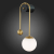 SL1202.201.01 Светильник настенный ST-Luce Золотистый/Золотистый, Белый E27 1*40W ADIGE, изображение 4