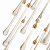 SL6103.203.16 Светильник подвесной ST-Luce Золотистый/Прозрачный LED 16*3W 4000K Faenza, изображение 3