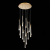 SL6103.203.16 Светильник подвесной ST-Luce Золотистый/Прозрачный LED 16*3W 4000K Faenza, изображение 4