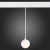 ST358.533.07 Магнитный трековый светильник подвесной Белый LED 1*7W 3000K 520Lm Ra&gt;80 120° IP20 D90xH90 48V SKYLINE 48, изображение 5