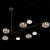 SL6005.403.08 Светильник подвесной ST-Luce Черный/Дымчатый, Прозрачный LED 8*3W 3000K VALLO, изображение 6