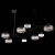 SL6005.403.08 Светильник подвесной ST-Luce Черный/Дымчатый, Прозрачный LED 8*3W 3000K VALLO, изображение 9