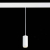 ST357.533.06 Магнитный трековый светильник подвесной ZOOM Белый LED 1*6W 3000K 667Lm Ra&gt;80 10-60° IP20 D60xH120 48V SKYLINE 48, изображение 4