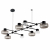 SL6005.403.08 Светильник подвесной ST-Luce Черный/Дымчатый, Прозрачный LED 8*3W 3000K VALLO, изображение 4