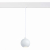 ST354.543.12 Магнитный трековый светильник подвесной Белый LED 1*12W 4000K 750Lm Ra&gt;80 36° IP20 D100xH92 48V SKYLINE 48