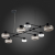 SL6005.403.08 Светильник подвесной ST-Luce Черный/Дымчатый, Прозрачный LED 8*3W 3000K VALLO, изображение 14