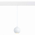ST354.533.12 Магнитный трековый светильник подвесной Белый LED 1*12W 3000K 750Lm Ra&gt;80 36° IP20 D100xH92 48V SKYLINE 48