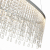 SL6201.103.37 Люстра подвесная ST-Luce Серебристый/Прозрачный LED 1*37W 3000K/4000K/6000K VEGA, изображение 4
