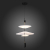 SL6101.413.01 Люстра подвесная ST-Luce Черный/Белый LED 1*15W 3000K ISOLA, изображение 6