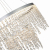 SL6201.103.55 Люстра подвесная ST-Luce Серебристый/Прозрачный LED 1*55W 3000K/4000K/6000K VEGA, изображение 3