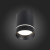 ST115.432.07 Светильник потолочный Черный LED 1*7W 3000K 490Lm Ra&gt;90 120° IP20 D79xH100 170-240V Накладные светильники, изображение 4