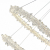 SL6105.203.02 Люстра подвесная ST-Luce Золотистый/Прозрачный LED 1*80W 3000 - 6500K Lucchero, изображение 6