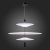 SL6101.423.01 Люстра подвесная ST-Luce Черный/Белый LED 1*15W 3000K ISOLA, изображение 6