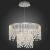 SL6201.103.55 Люстра подвесная ST-Luce Серебристый/Прозрачный LED 1*55W 3000K/4000K/6000K VEGA, изображение 5