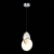 SL6107.113.01 Светильник подвесной ST-Luce Хром/Белый Хром LED 1*12W 3000K Eclisse, изображение 5