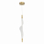 SL6109.213.01 Светильник подвесной ST-Luce Золотистый/Белый LED 1*25W 3000K ALBA, изображение 2