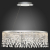 SL6201.103.37 Люстра подвесная ST-Luce Серебристый/Прозрачный LED 1*37W 3000K/4000K/6000K VEGA, изображение 6