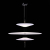 SL6101.423.01 Люстра подвесная ST-Luce Черный/Белый LED 1*15W 3000K ISOLA, изображение 5