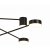 07650-6,19(4000K) Люстра Мекли черный Led 42W, изображение 2
