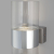 Настенный светодиодный светильник со стеклянным плафоном 40021/1 LED хром/прозрачный, изображение 2