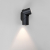 Уличный настенный светодиодный светильник GIRA D LED IP54 35127/D черный, изображение 3