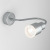 Настенный светодиодный светильник с гибким корпусом Molly LED MRL LED 1015 серебро, изображение 2