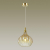 4707/1 PENDANT ODL20 373 янтарный/бронзовый Подвес E27 60W 220V LASITA, изображение 3