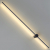 5677/15WL LEDIO LN23 061 чёрный Настенный светильник LED 15W 3000K 1100Лм 220V BRAM, изображение 3