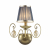3921/1W CLASSIC ODL18 568 бронза/ткань/стекло Бра IP20 E14 40W 220V NIAGARA, изображение 2