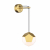 4305/7WL HIGHTECH ODL22 213 золото Настенный светильник LED 7W 420Лм IP20 BINGO, изображение 2
