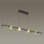 4991/40L L-VISION ODL23 417 черный/золотой/металл/акрил Люстра LED 40W 3000K FIERRO, изображение 3