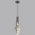 6695/5L MIDCENT ODL24 Подвесной светильник брашир. черный/металл/стекло IP20 LED 5W 200Лм 3000K LIA, изображение 3