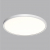 7659/40L MITRA LED SN 52 Светильник пластик/белый LED 40Вт 3000/4000K D495 IP40 ALFA WHITE, изображение 3