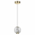 5008/5LA L-VISION ODL24 459 золотой/металл/акрил Подвес LED 5W 4000K 390лм CRYSTAL, изображение 3